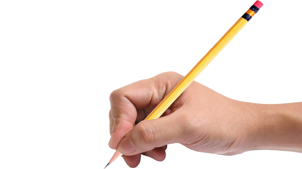 pencil, hand, writing grasp