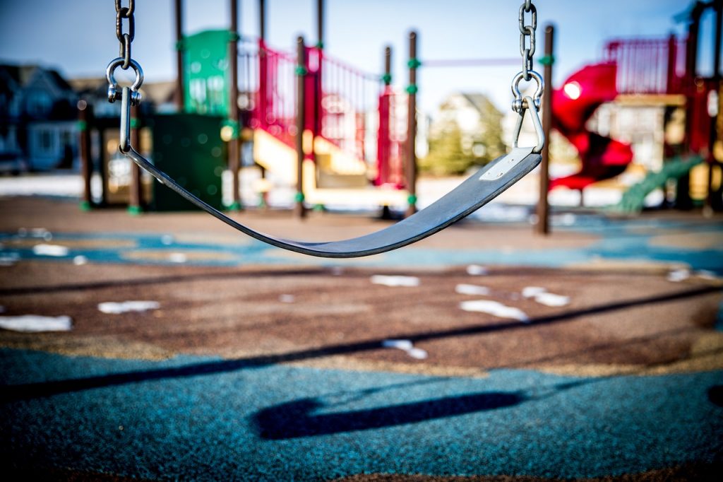 swing, playground, children, vestibular input, occupational therapy