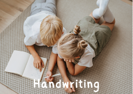 handwriting development, kids writing, polka dot kids